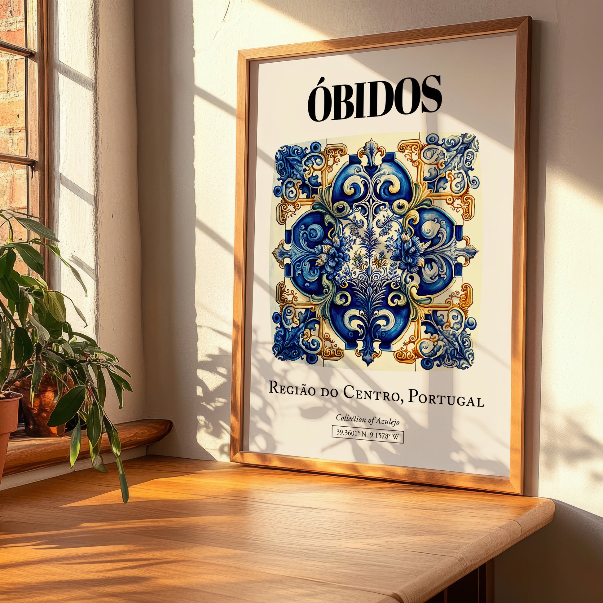Óbidos, Portugal – Travel Print, clean layout with no caption