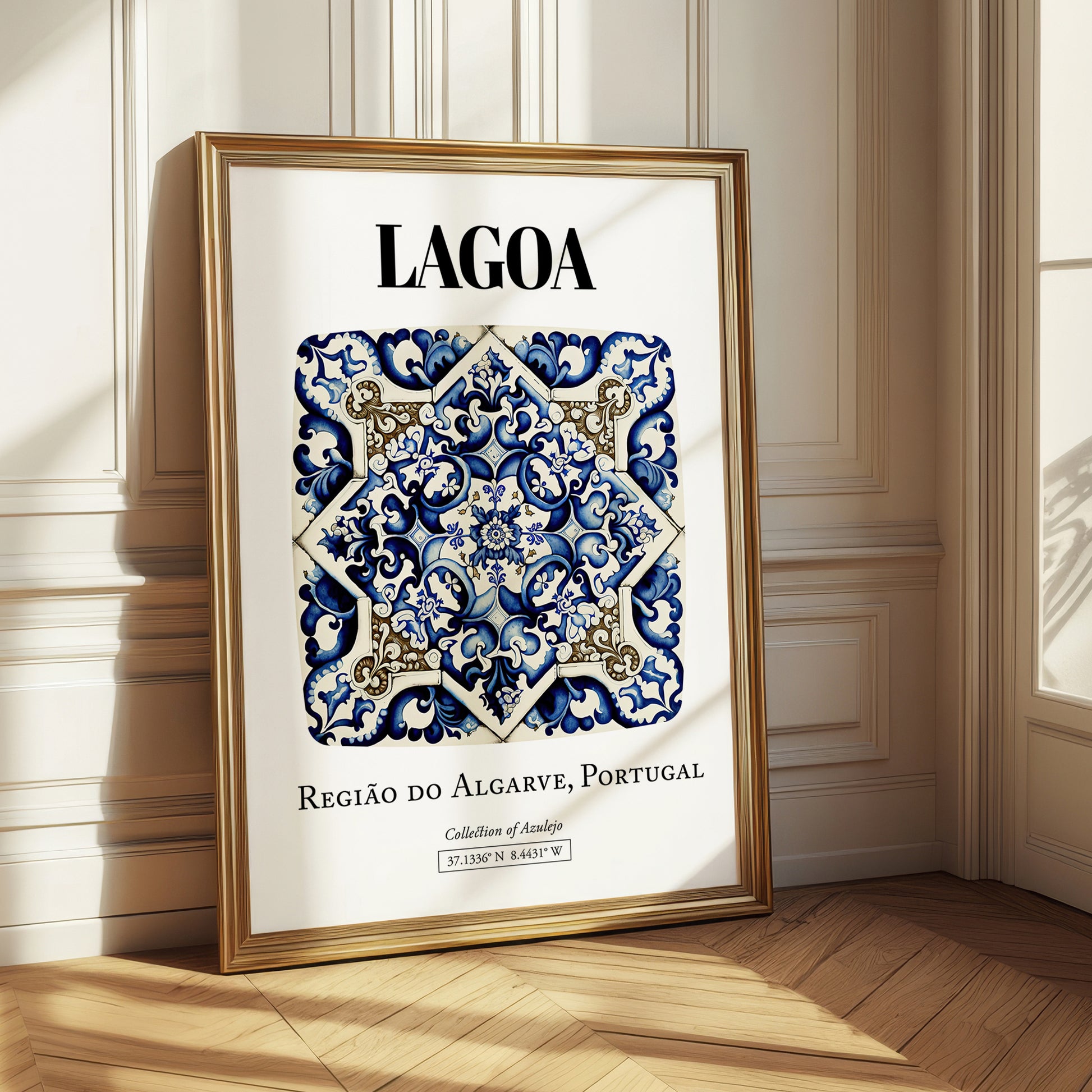 Lagoa, Portugal – Travel Wall Art, styled in a charming Paris street view