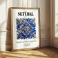 Setúbal, Portugal – Travel Poster, styled in a charming Paris street view