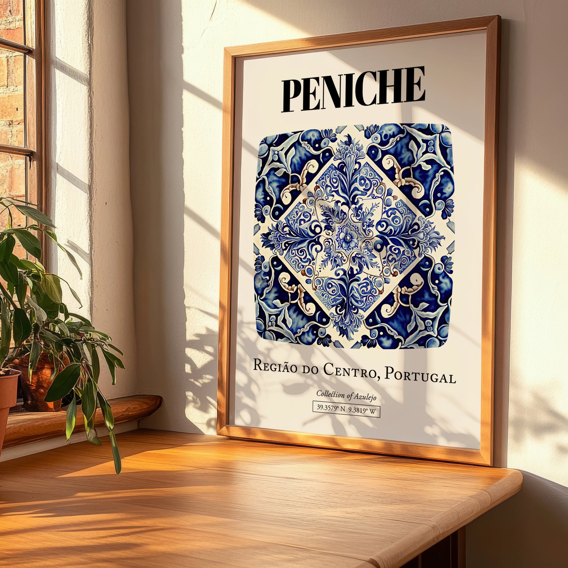 Peniche, Portugal – Travel Poster, clean layout with no caption
