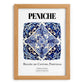 Peniche, Portugal – Travel Poster, set in oak frame