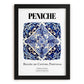 Peniche, Portugal – Travel Poster, in sleek black frame