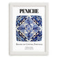 Peniche, Portugal – Travel Poster, placed in minimal white frame