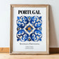 Portugal, Portugal – Travel Wall Decor, in wooden frame leaning on the floor