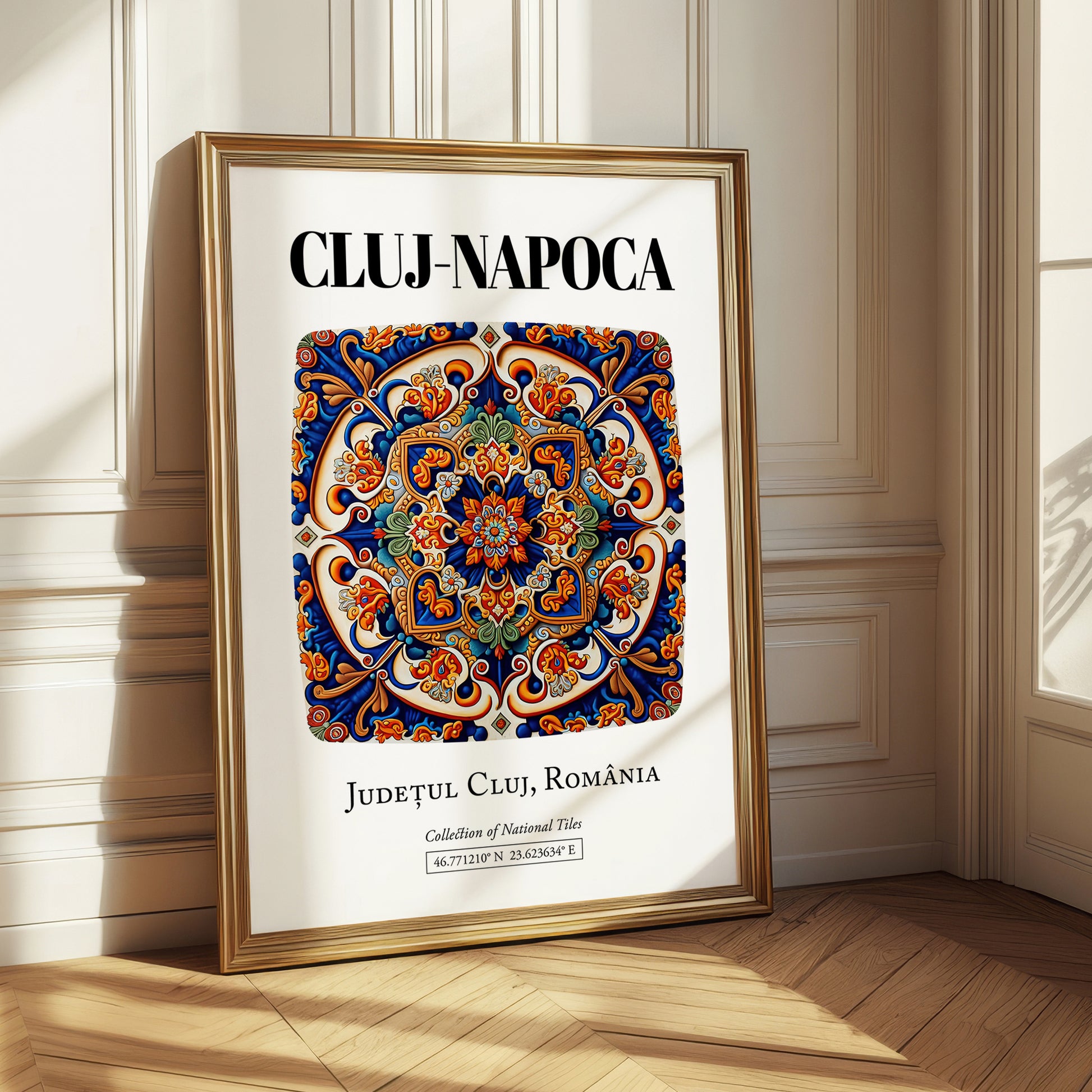 Cluj-napoca, Romania – Travel Print, styled in a charming Paris street view