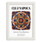 Cluj-napoca, Romania – Travel Print, placed in minimal white frame