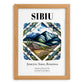 Sibiu, Romania – Travel Print, set in oak frame