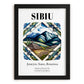 Sibiu, Romania – Travel Print, in sleek black frame