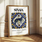 Sinaia, Romania – Travel Poster, styled in a charming Paris street view