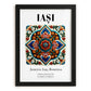 Iași, Romania – Cityscape Wall Art, in sleek black frame