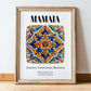 Mamaia, Romania – Travel Print, in wooden frame leaning on the floor