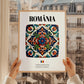 România, Romania – Illustrated Travel Poster