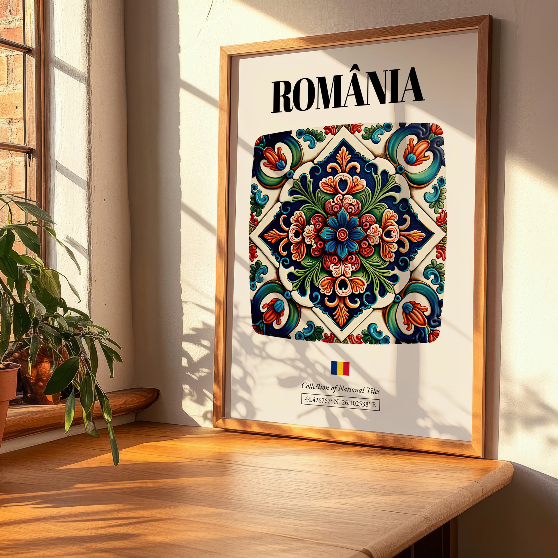 România, Romania – Illustrated Travel Poster, clean layout with no caption