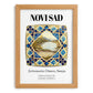Novi Sad, Serbia – Cultural Heritage Wall Art, set in oak frame