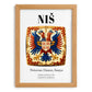 Niš, Serbia – Travel Wall Decor, set in oak frame
