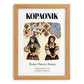 Kopaonik, Serbia – Travel Print, set in oak frame