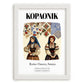 Kopaonik, Serbia – Travel Print, placed in minimal white frame