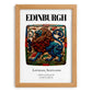Edinburgh, Scotland – Travel Poster, set in oak frame