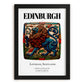 Edinburgh, Scotland – Travel Poster, in sleek black frame
