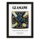 Glasgow, Scotland – Cultural Heritage Wall Art, in sleek black frame