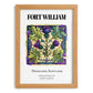 Fort William, Scotland – Tourist Destination Poster, set in oak frame