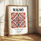 Malmö, Sweden – Travel Memories Wall Print, styled in a charming Paris street view