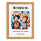 Östersund, Sweden – Travel Poster, set in oak frame