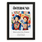Östersund, Sweden – Travel Poster, in sleek black frame