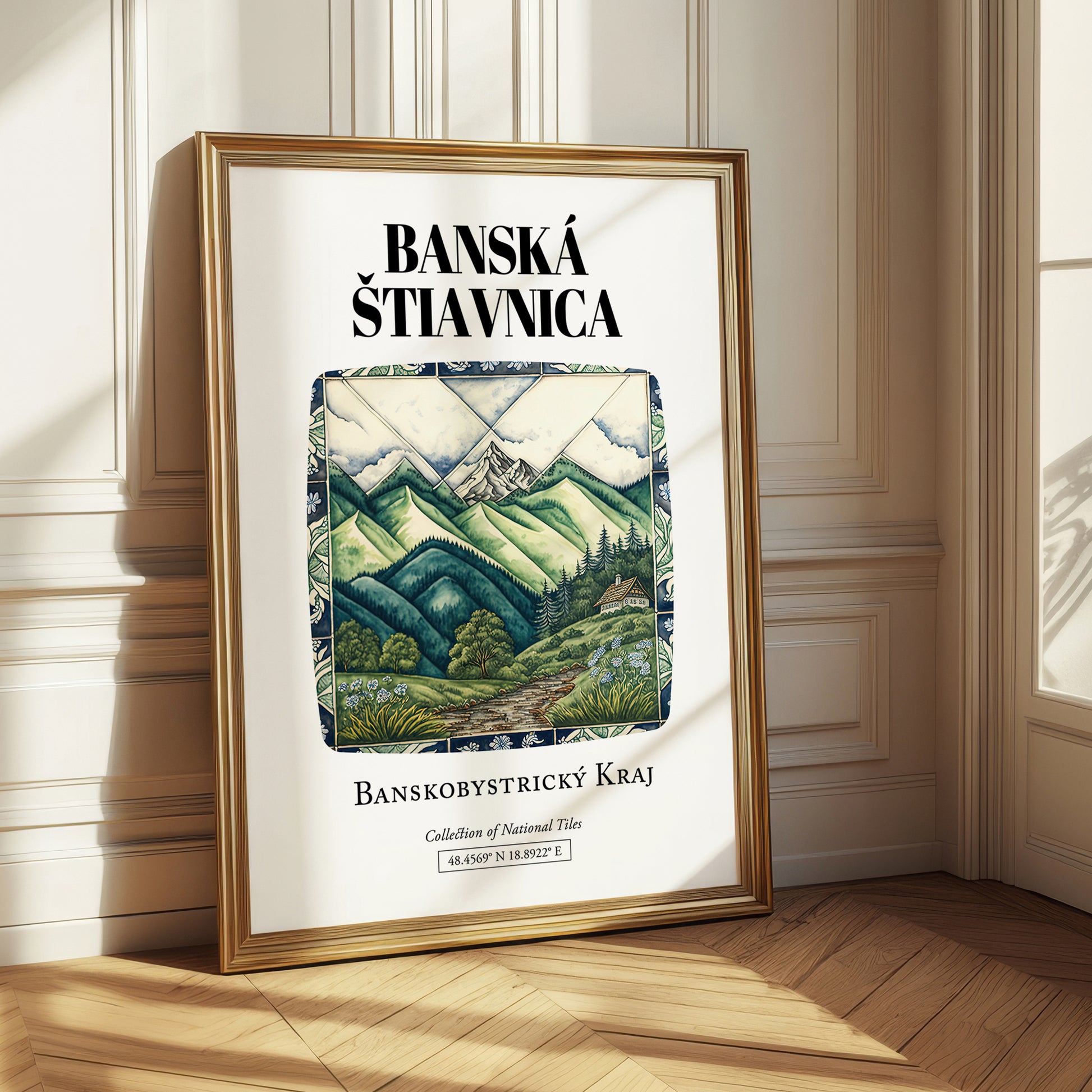 Banská Štiavnica, Slovakia – Global Wall Art, styled in a charming Paris street view