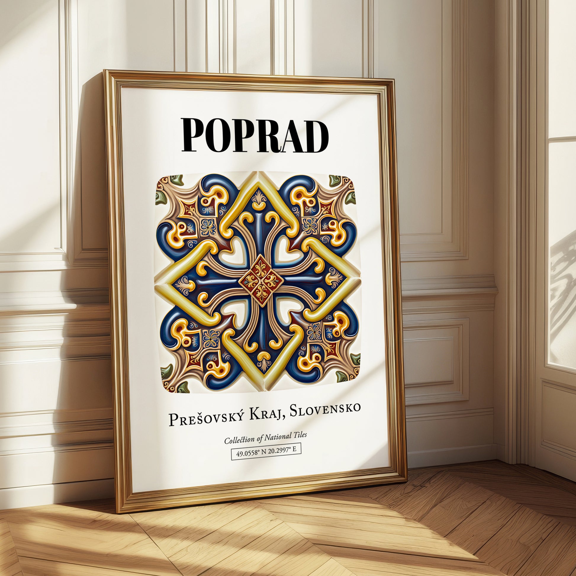 Poprad, Slovakia – Travel Poster, styled in a charming Paris street view