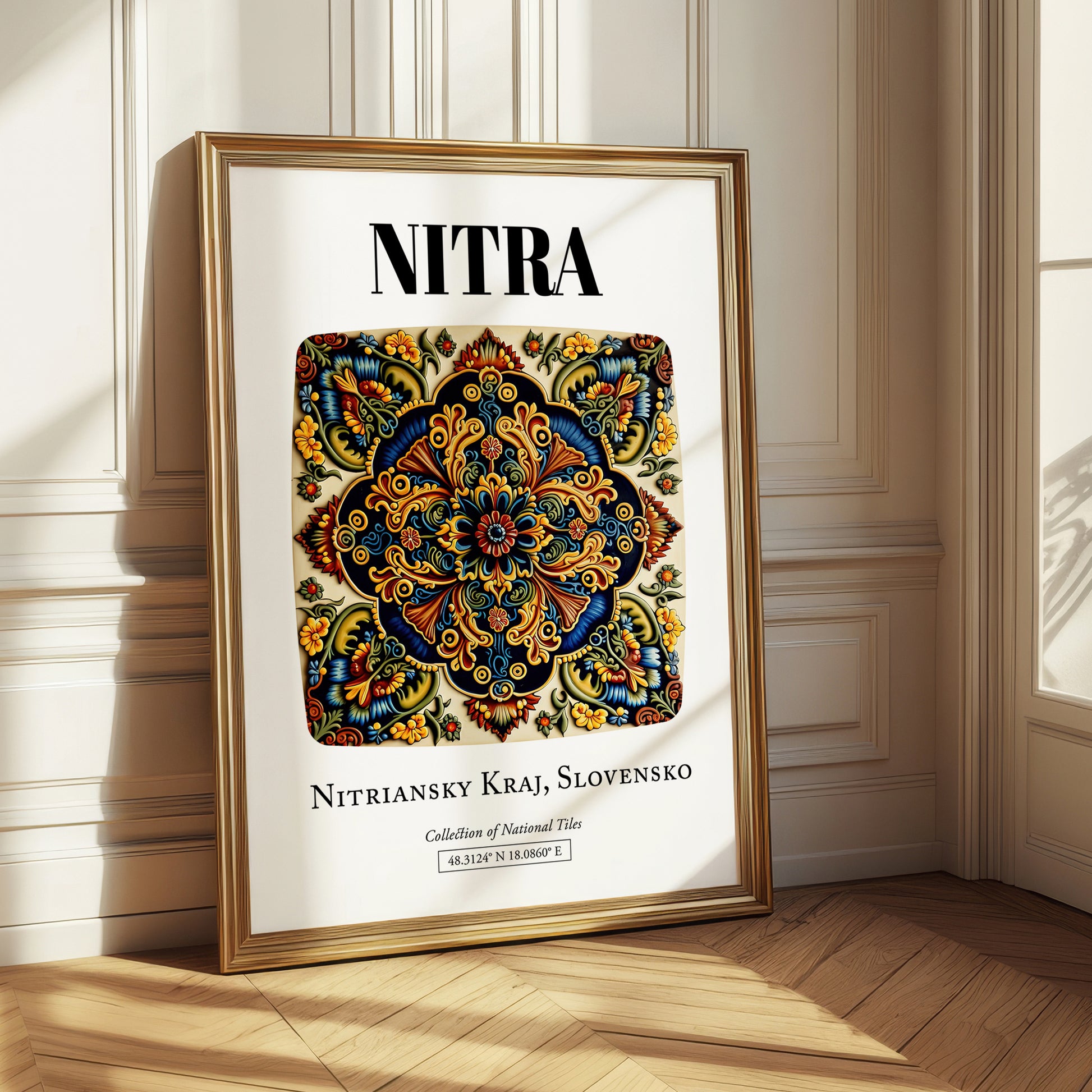 Nitra, Slovakia – Travel Print, styled in a charming Paris street view