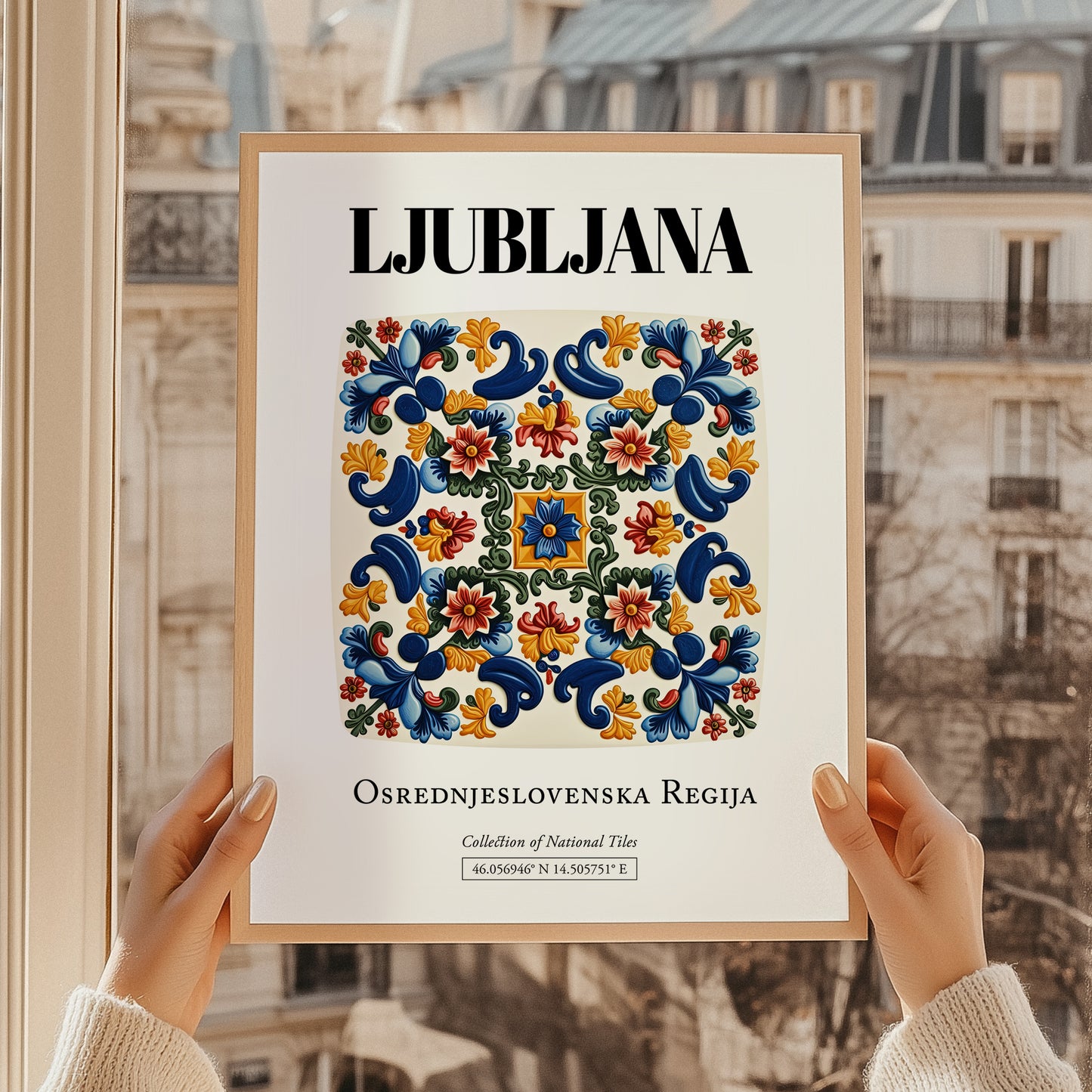 Ljubljana, Slovenia – Architectural Travel Art