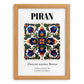 Piran, Slovenia – Travel Poster, set in oak frame