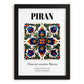 Piran, Slovenia – Travel Poster, in sleek black frame