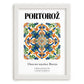 Portorož, Slovenia – Global Wall Art, placed in minimal white frame