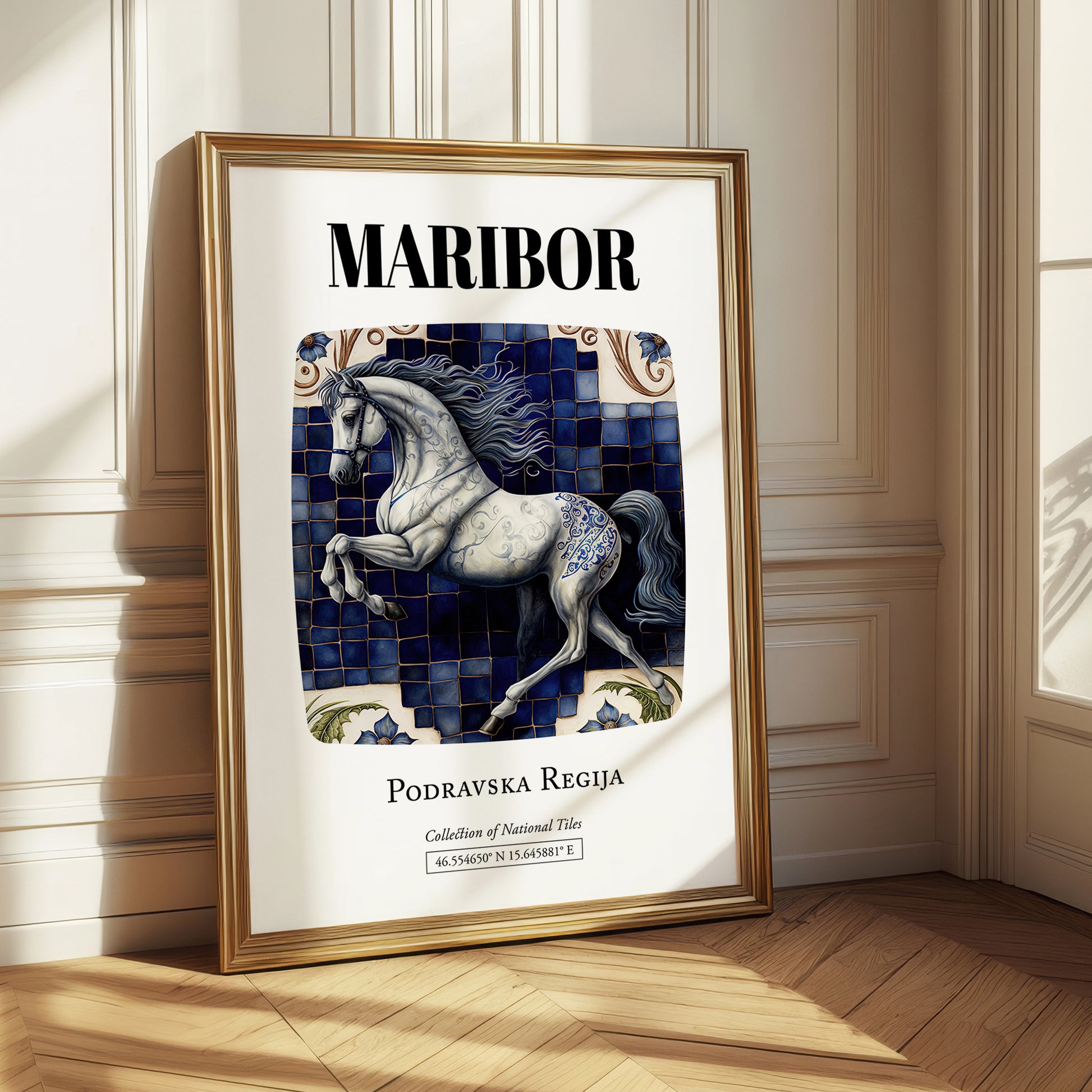 Maribor, Slovenia – Travel Print, styled in a charming Paris street view