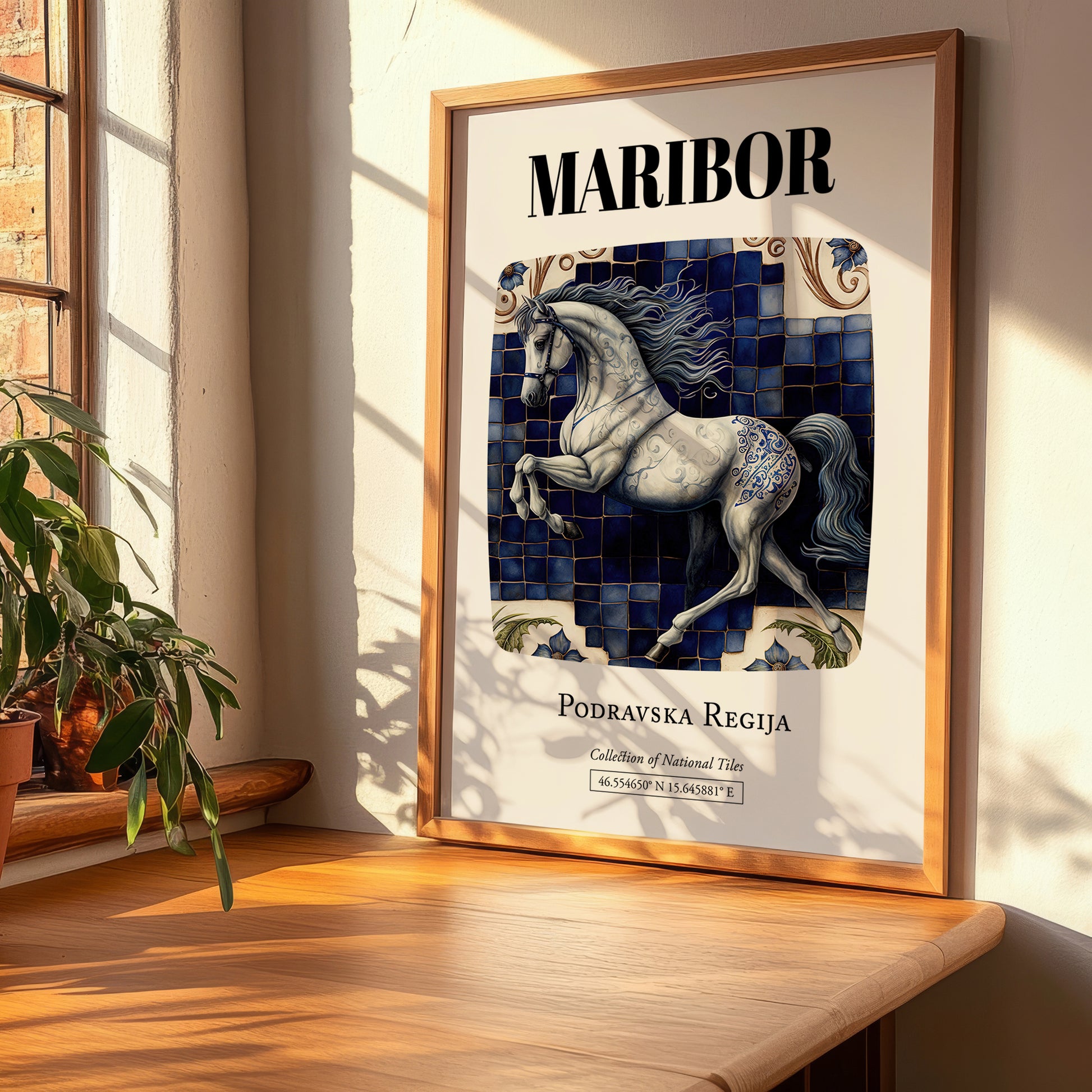 Maribor, Slovenia – Travel Print, clean layout with no caption