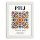 Ptuj, Slovenia – National Pride Wall Decor, placed in minimal white frame