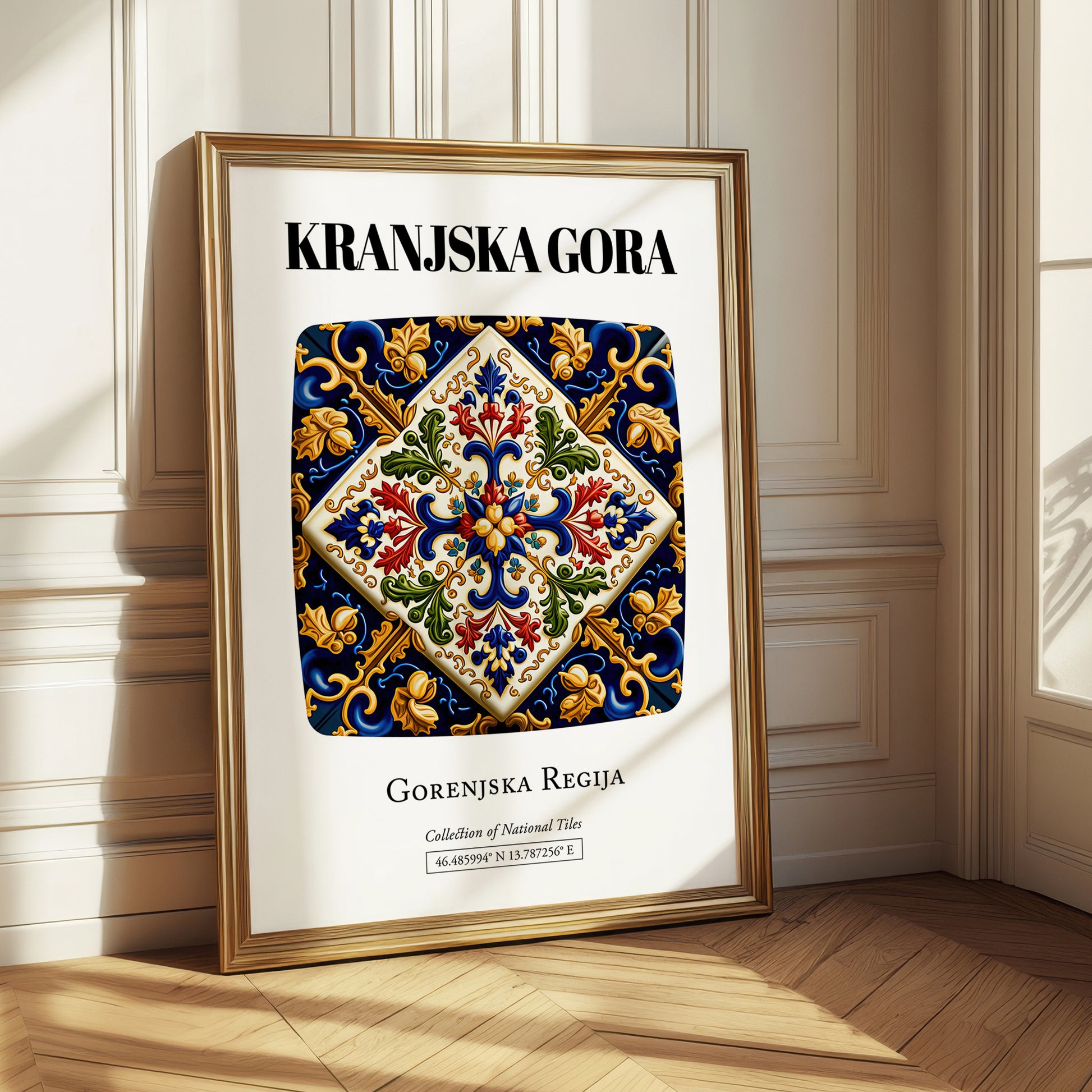 Kranjska Gora, Slovenia – Travel Print, styled in a charming Paris street view
