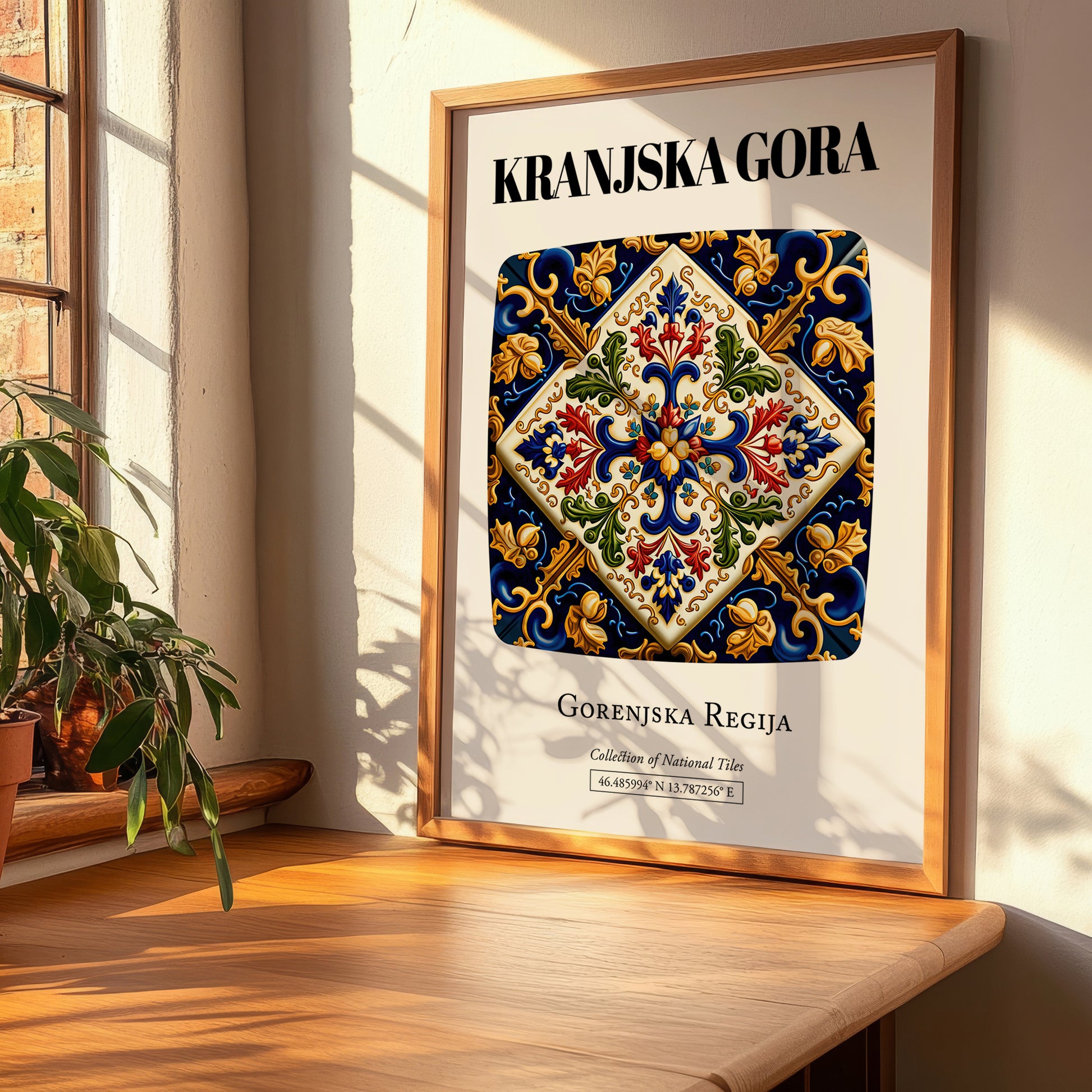Kranjska Gora, Slovenia – Travel Print, clean layout with no caption