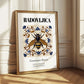 Radovljica, Slovenia – Away From Home Poster, styled in a charming Paris street view