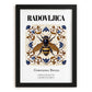 Radovljica, Slovenia – Away From Home Poster, in sleek black frame