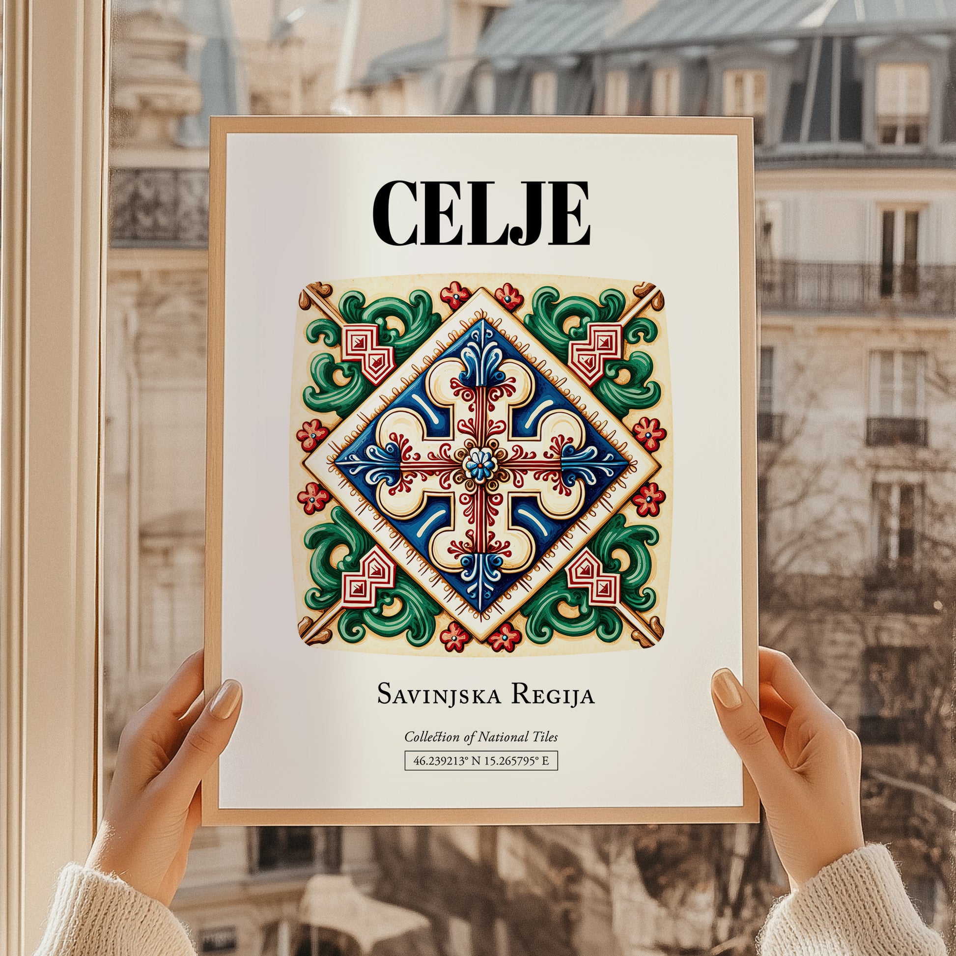Celje, Slovenia – Minimalist Travel Print
