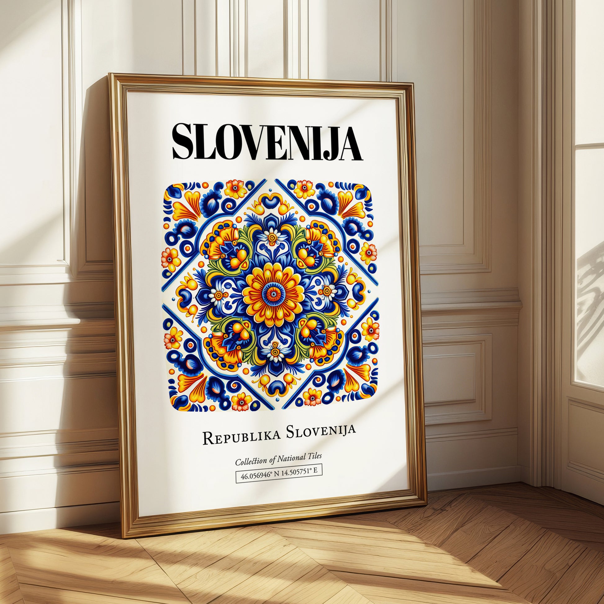 Slovenija, Slovenia – Travel Wall Art, styled in a charming Paris street view