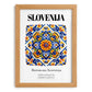 Slovenija, Slovenia – Travel Wall Art, set in oak frame