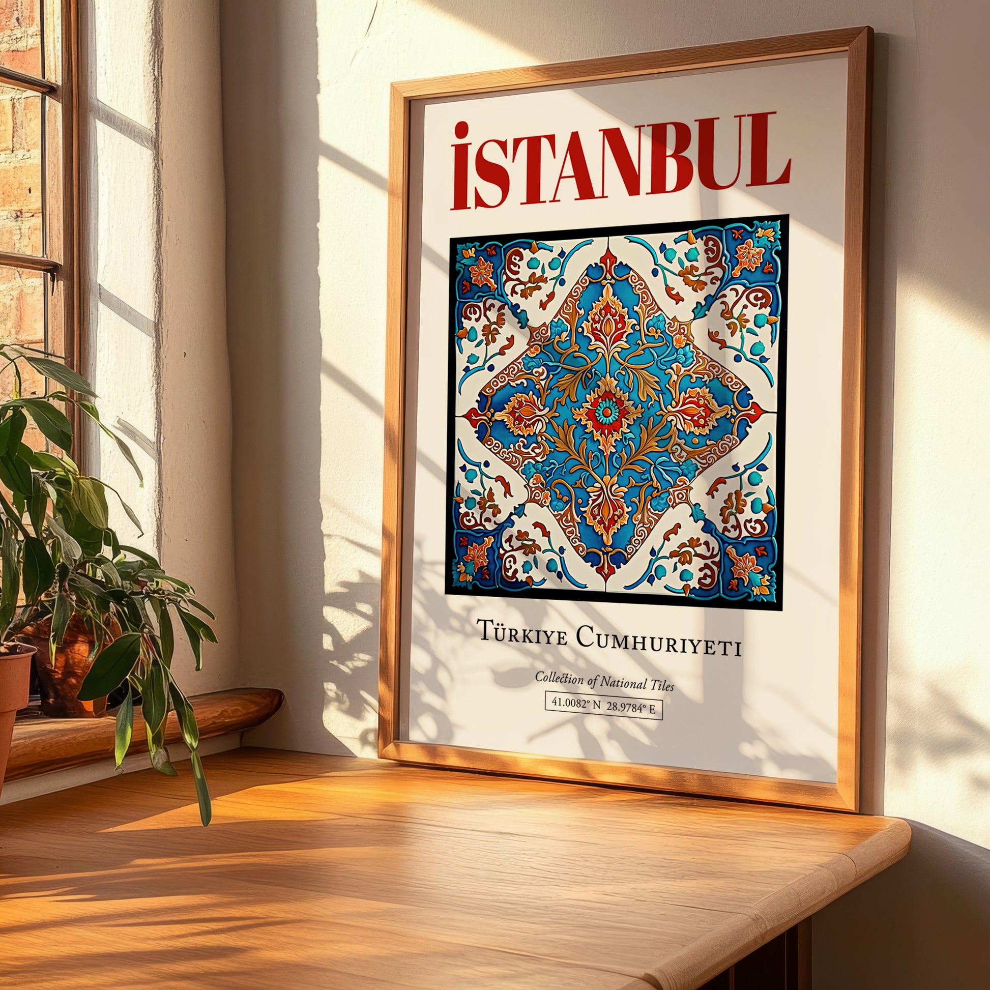 İstanbul, Turkey – Travel Poster, clean layout with no caption