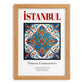 İstanbul, Turkey – Travel Poster, set in oak frame