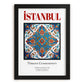 İstanbul, Turkey – Travel Poster, in sleek black frame