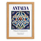 Antalya, Turkey – Global Cities Wall Print, set in oak frame