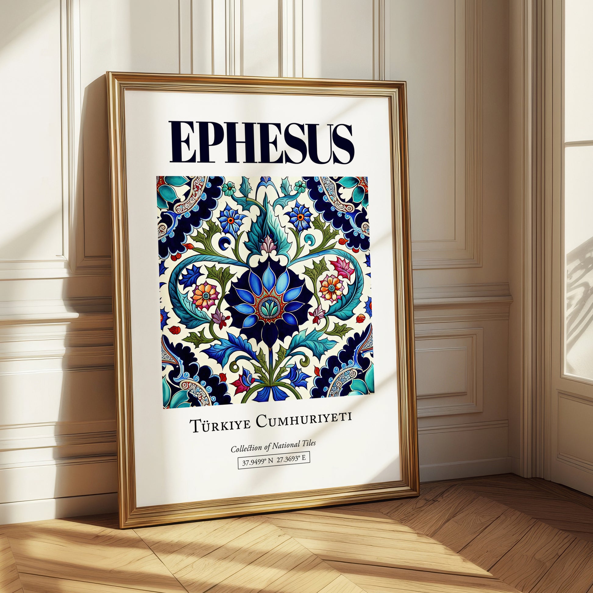 Ephesus, Turkey – Wanderlust-Inspired Poster, styled in a charming Paris street view